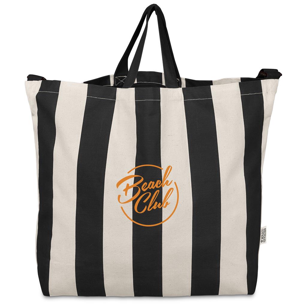 Okiyo Natsuri Recycled Cotton Canvas Large Beach Bag