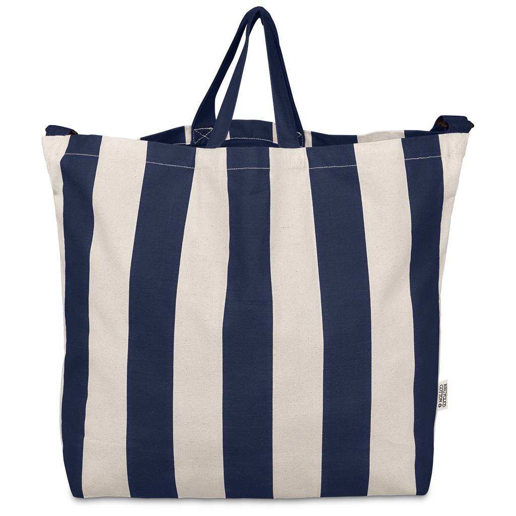 Okiyo Natsuri Recycled Cotton Canvas Large Beach Bag