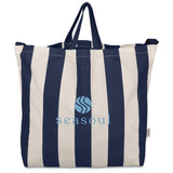 Okiyo Natsuri Recycled Cotton Canvas Large Beach Bag