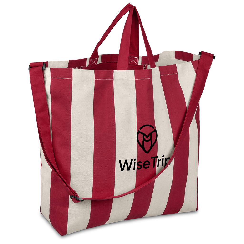 Okiyo Natsuri Recycled Cotton Canvas Large Beach Bag