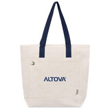 Okiyo Tansu Recycled Canvas Conference Tote NAVY