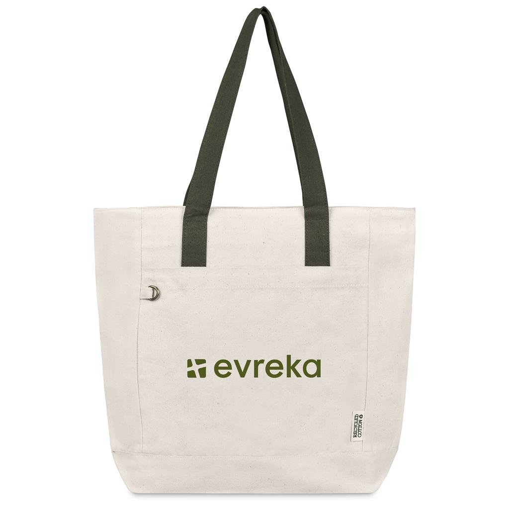 Okiyo Tansu Recycled Canvas Conference Tote OLIVE