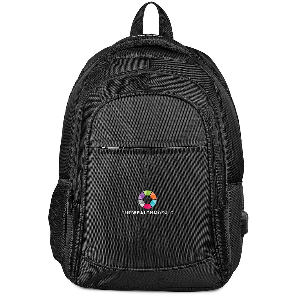Swiss Cougar Boston Laptop Backpack BLACK