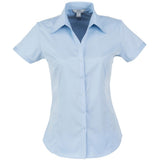 Ladies Short Sleeve Metro Shirt - Light Blue LIGHT BLUE