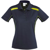 Ladies United Golf Shirt - Navy Lime NAVY LIME