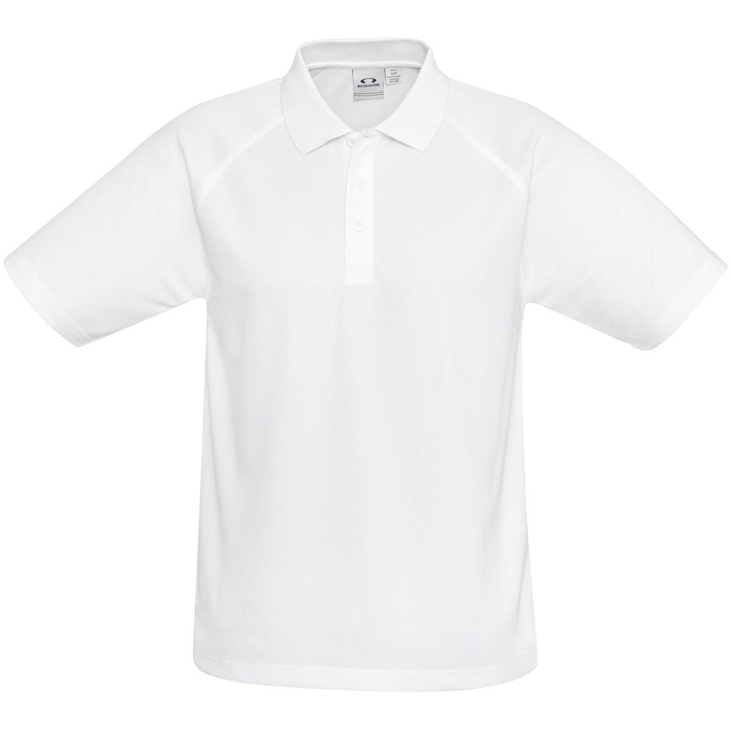 Kids Sprint Golf Shirt - White WHITE
