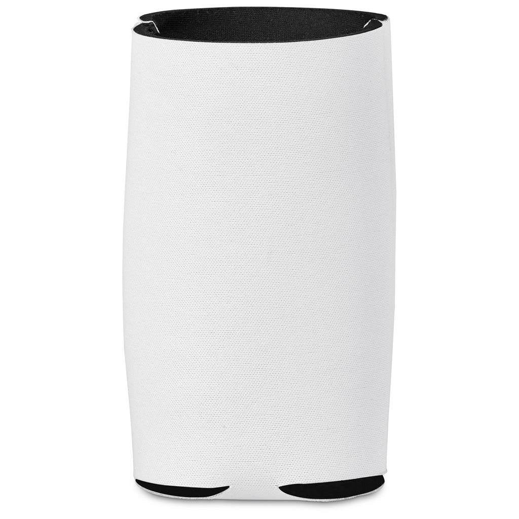 Hoppla Icey Neoprene Stubby Cooler SOLID WHITE