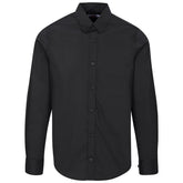 Mens Long Sleeve Sheffield Stretch Shirt BLACK