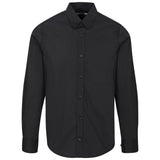 Mens Long Sleeve Sheffield Stretch Shirt BLACK