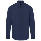 Mens Long Sleeve Sheffield Stretch Shirt NAVY