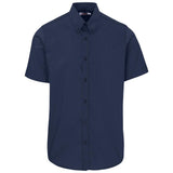 Mens Short Sleeve Sheffield Stretch Shirt NAVY