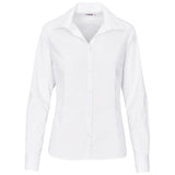 Ladies Long Sleeve Sheffield Stretch Shirt WHITE