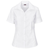 Ladies Short Sleeve Sheffield Stretch Shirt WHITE