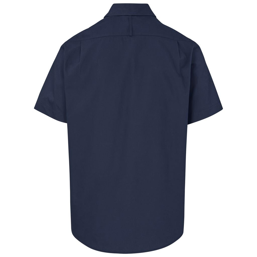 Mens Short Sleeve Cotton Twill Moderna Shirt