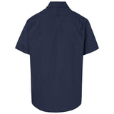 Mens Short Sleeve Cotton Twill Moderna Shirt