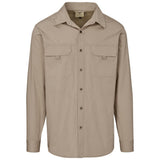 Mens Long Sleeve Mawenzi Twill Shirt KHAKI