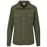 Ladies Long Sleeve Mawenzi Twill Shirt OLIVE