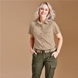 Ladies Short Sleeve Mawenzi Twill Shirt