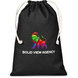Altitude Allsorts Maxi Cotton Drawstring Pouch Default Title BLACK