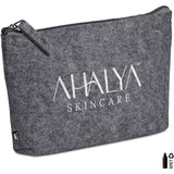 Okiyo Kesho Recycled PET Felt Accessory Bag GREY