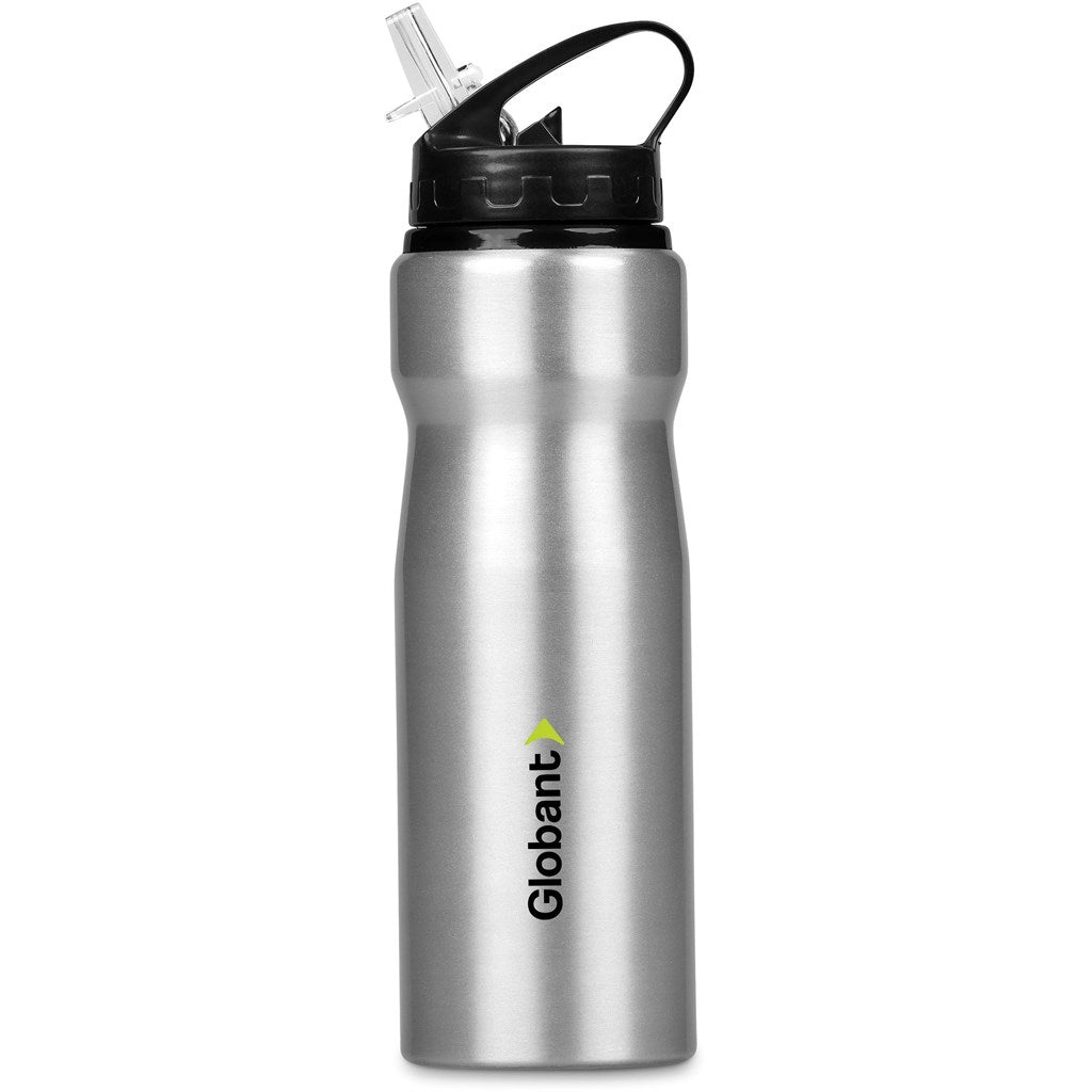 Eva & Elm Atlas Aluminium Water Bottle - 750ml SILVER