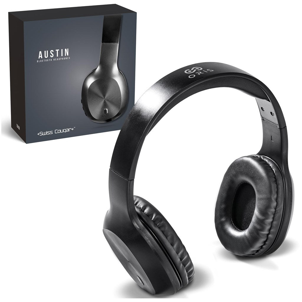 Swiss Cougar Austin Bluetooth Headphones BLACK