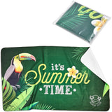 Pre-Printed Sample Hoppla Hula Beach Towel - Single Sided SOLID WHITE