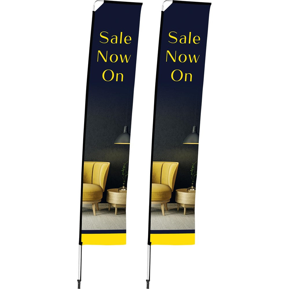 Legend 4m Telescopic Flying Banner (Set of 2) Default Title