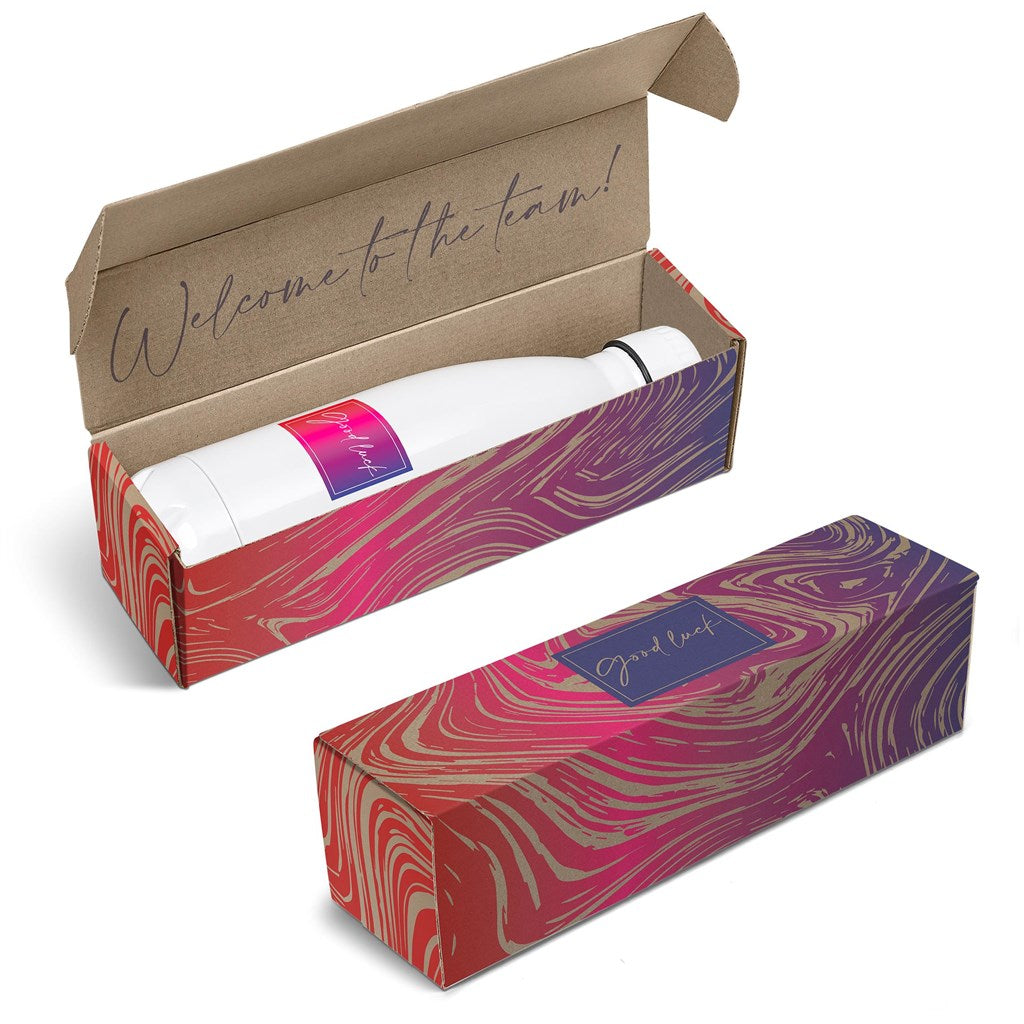 Nova Bottle in Bianca Custom Gift Box SOLID WHITE