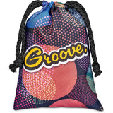 Pre-Production Sample Hoppla Atlantic Mini Polyester Drawstring Pouch BLACK