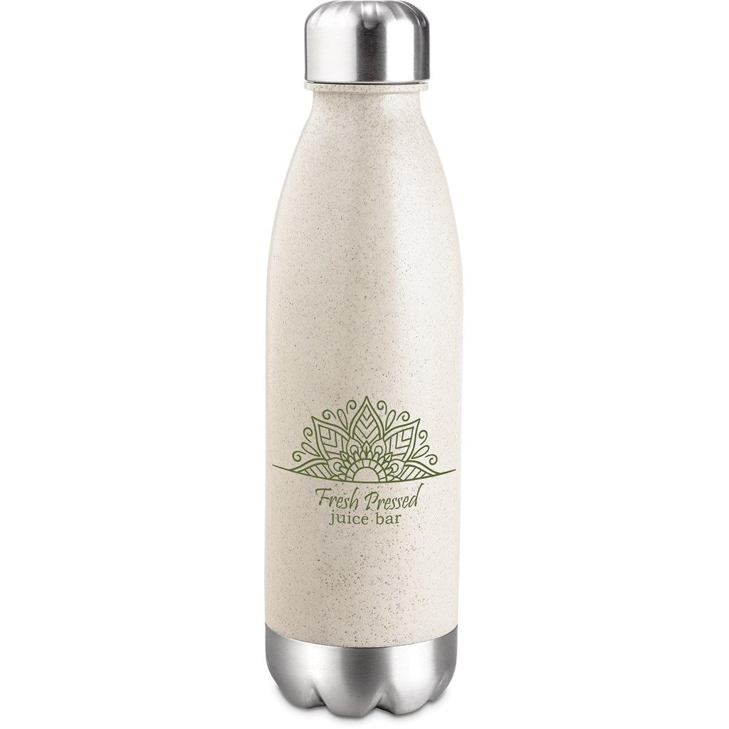 Okiyo Kimi Wheat Straw Water Bottle - 680ml NATURAL