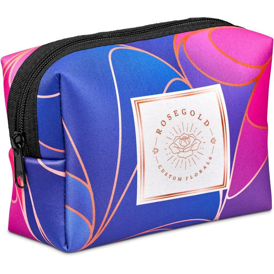Pre-Printed Sample Hoppla Emma Neoprene Cosmetic Bag BLACK