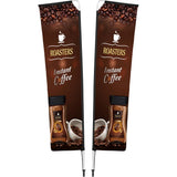 Legend 3M Sublimated Telescopic Double-Sided Flying Banner - 1 complete unit Default Title