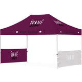 Ovation Sublimated Gazebo 4.5m X 3m - 2 Short Half-Wall Skins Default Title