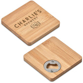 Altitude Drifter Bamboo Bottle Opener Coaster NATURAL
