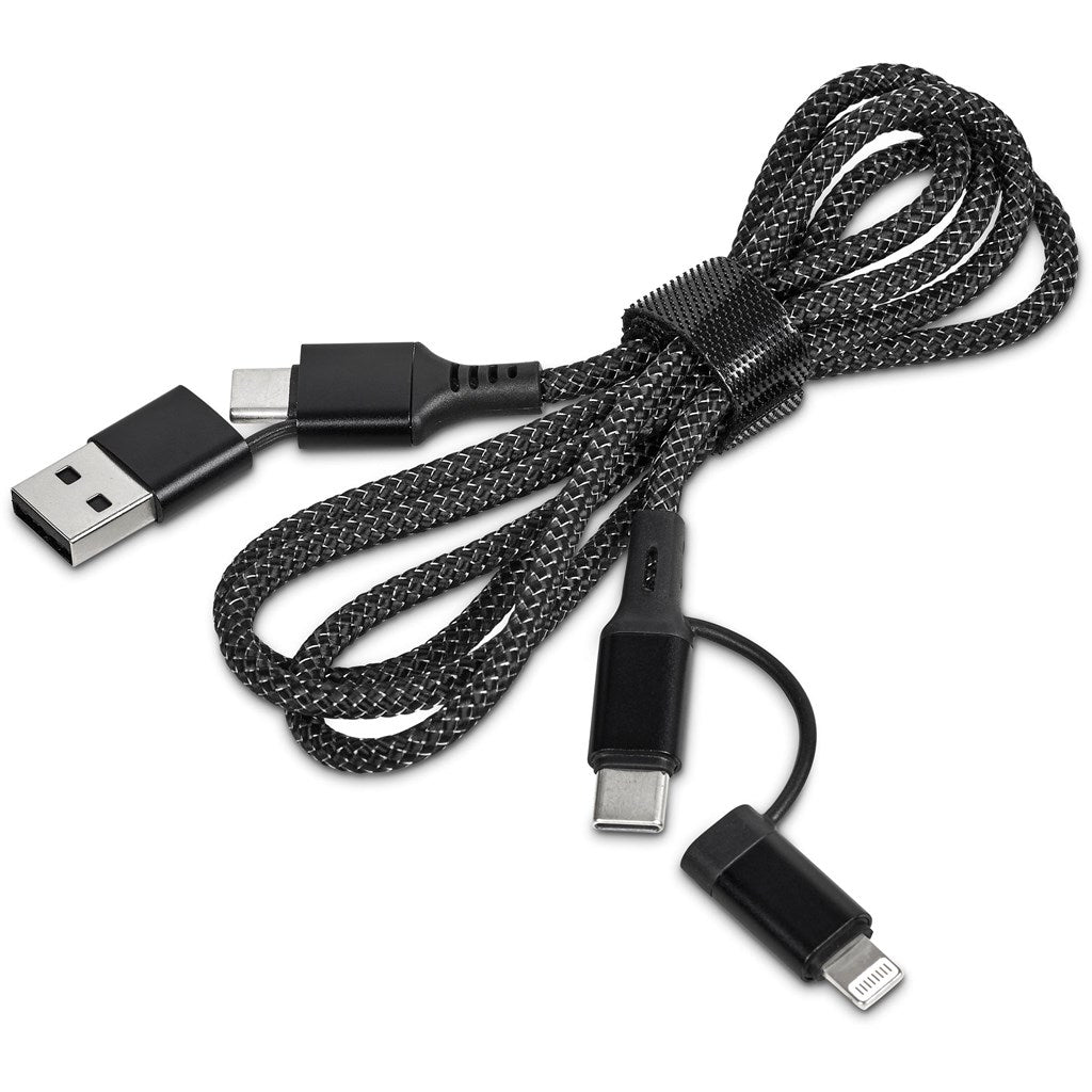 Alex Varga Lagarna 4-in-1 Fast Charge 60W Cable BLACK