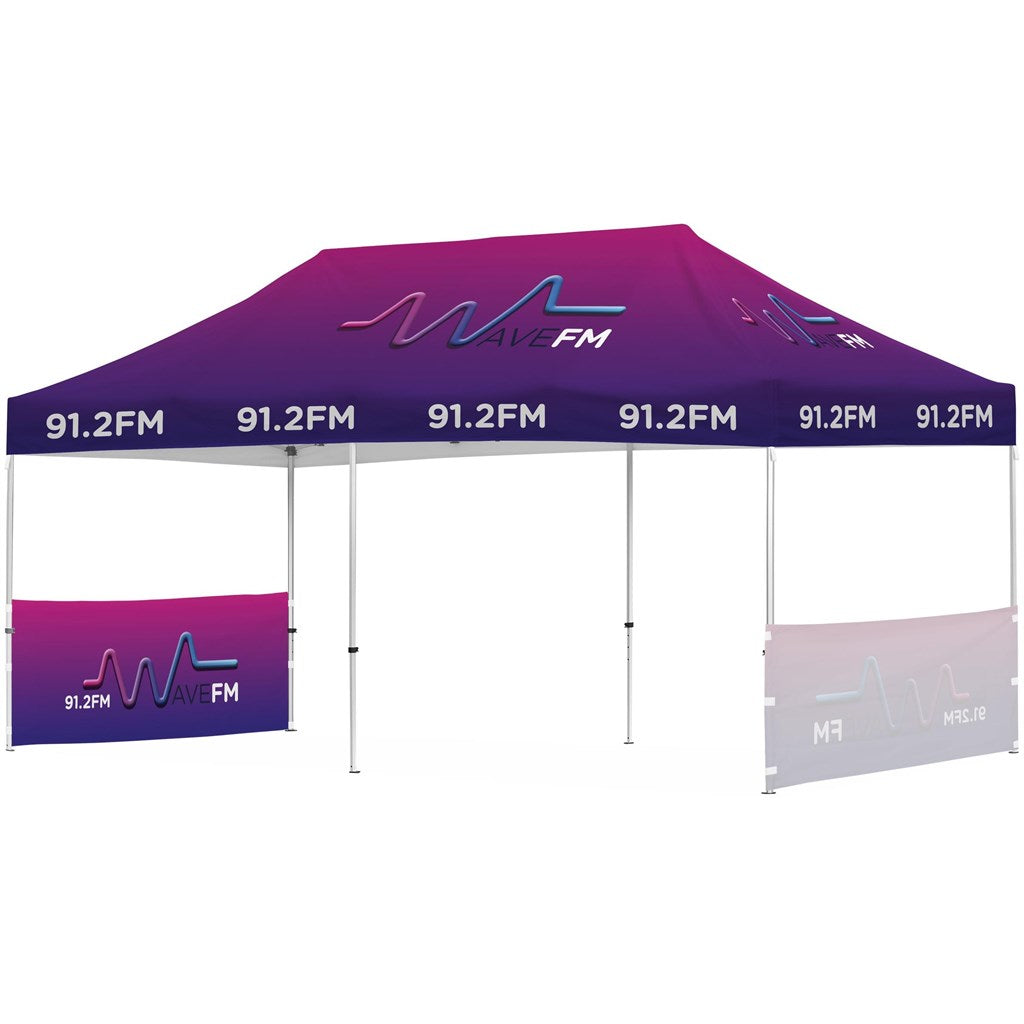 Ovation Sublimated Gazebo 6m X 3m - 2 Short Half-Wall Skins Default Title