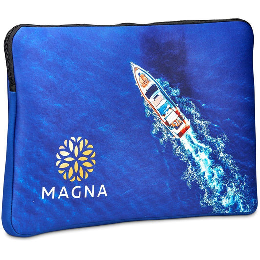 Pre-Printed Sample Hoppla 15.6 inch Neoprene Drift Laptop Sleeve BLACK