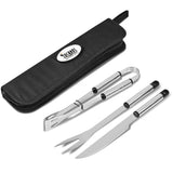 Altitude Newlands 3-Piece Braai Set BLACK