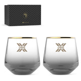 Andy Cartwright Afrique Dusk Whiskey Glass Set BLACK