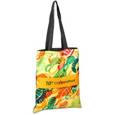 Pre-Printed Sample Hoppla Mall Shopper With Front Panel BLACK