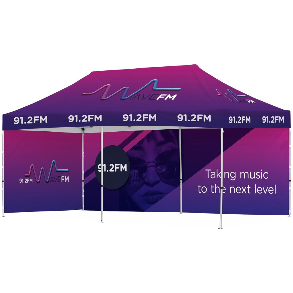 Ovation Sublimated Gazebo 6m X 3m - 1 Long Full-Wall Skin - 1 Short Full-Wall Skin Default Title
