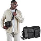 Serendipio Unisex Tauriel Crossbody Bag BLACK