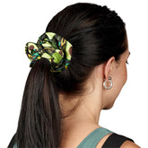 Pre-Production Sample Hoppla Botanic Polyester Hair Scrunchie BLACK