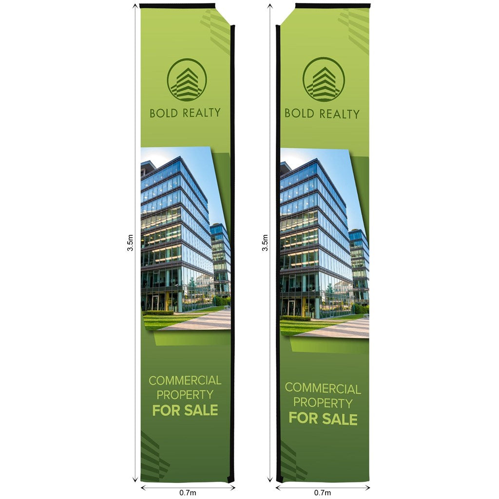 Legend 4m Sublimated Telescopic Double-Sided Flying Banner Skin (Excludes Hardware) Default Title