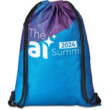 Pre-Production Sample Hoppla Bellville Recycled PET Drawstring Bag BLACK