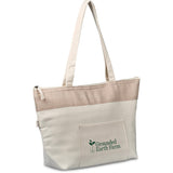 Okiyo Arshi Cotton & Jute 12 Can Lunch Cooler NATURAL