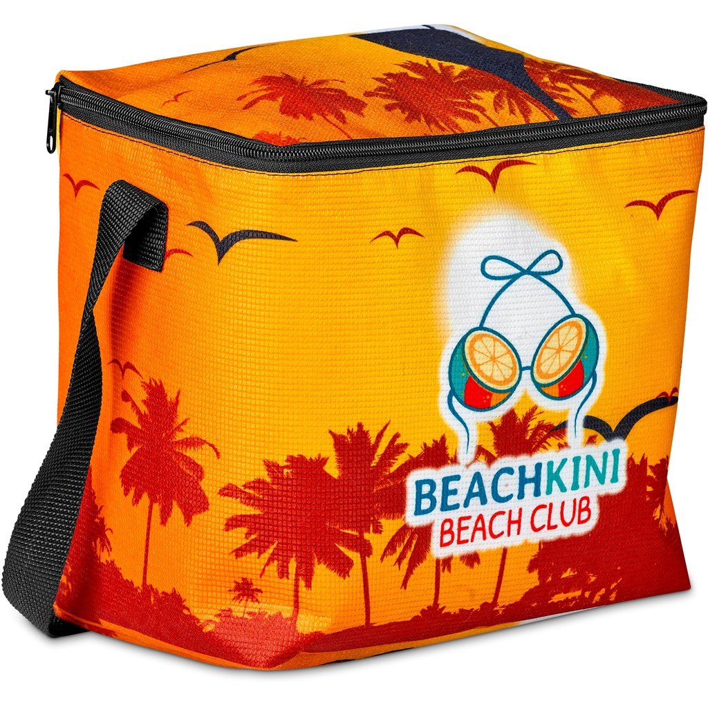 Pre-Printed Sample Hoppla Quebec Recycled PET 12 Can Cooler BLACK