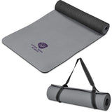 Eva & Elm Eclipse Two Tone Exercise Mat BLACK