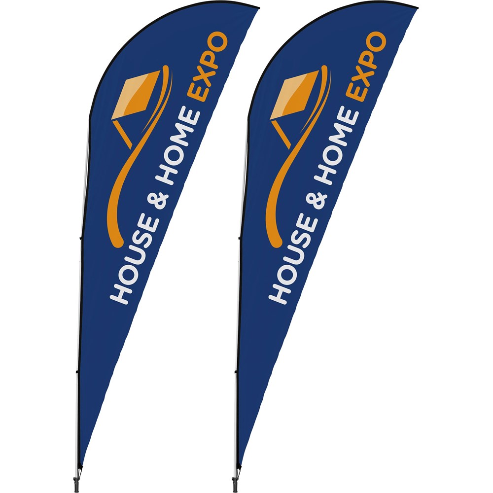 Legend 4m Sharkfin Flying Banner (Set of 2) Default Title